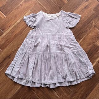 美品 プティマイン petit main 120 チュニック ワンピース 子供服