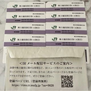 ジェイアール(JR)のJR東日本 株主優待割引券　8枚まであります！！(その他)