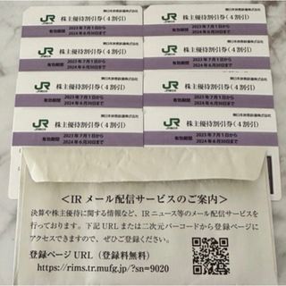 JR - JR東日本 株主優待割引券　8枚まであります！！