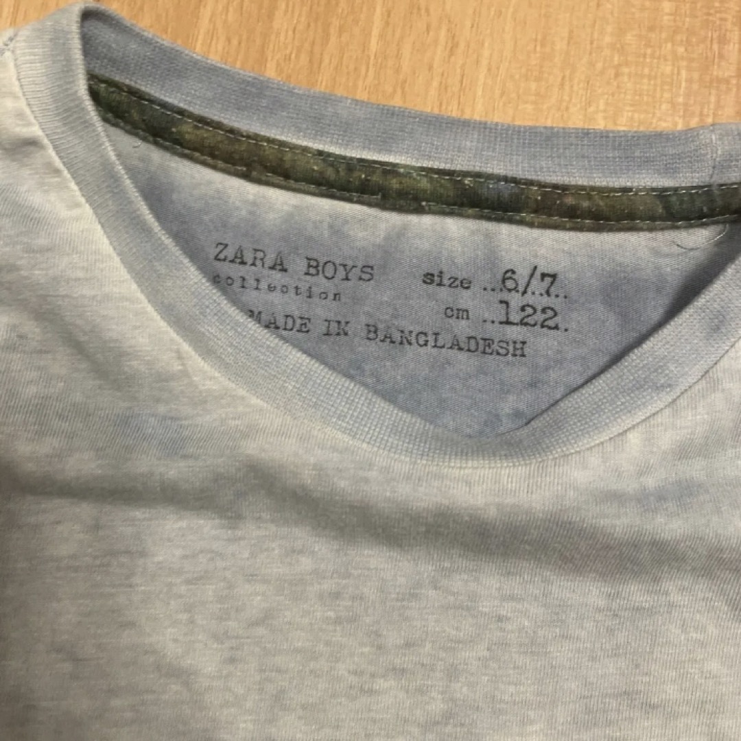 ZARA KIDS(ザラキッズ)のZARA Tシャツ　122cm キッズ/ベビー/マタニティのキッズ服女の子用(90cm~)(Tシャツ/カットソー)の商品写真