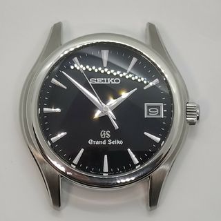 グランドセイコー(Grand Seiko)の【良品】GS グランドセイコーSBGX041ブラック文字盤OH済箱付メンズ腕時計(腕時計(アナログ))