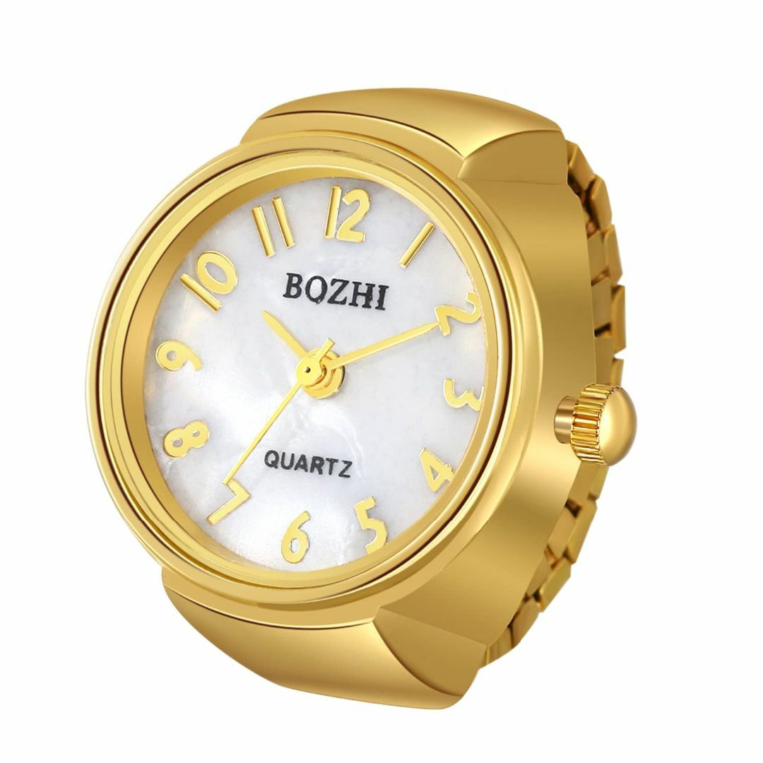 色:aＪＥＷＥＬＲＹＷＥ 指輪 貝殻時計 リングウォッチ フリーサイズ リン メンズの時計(その他)の商品写真