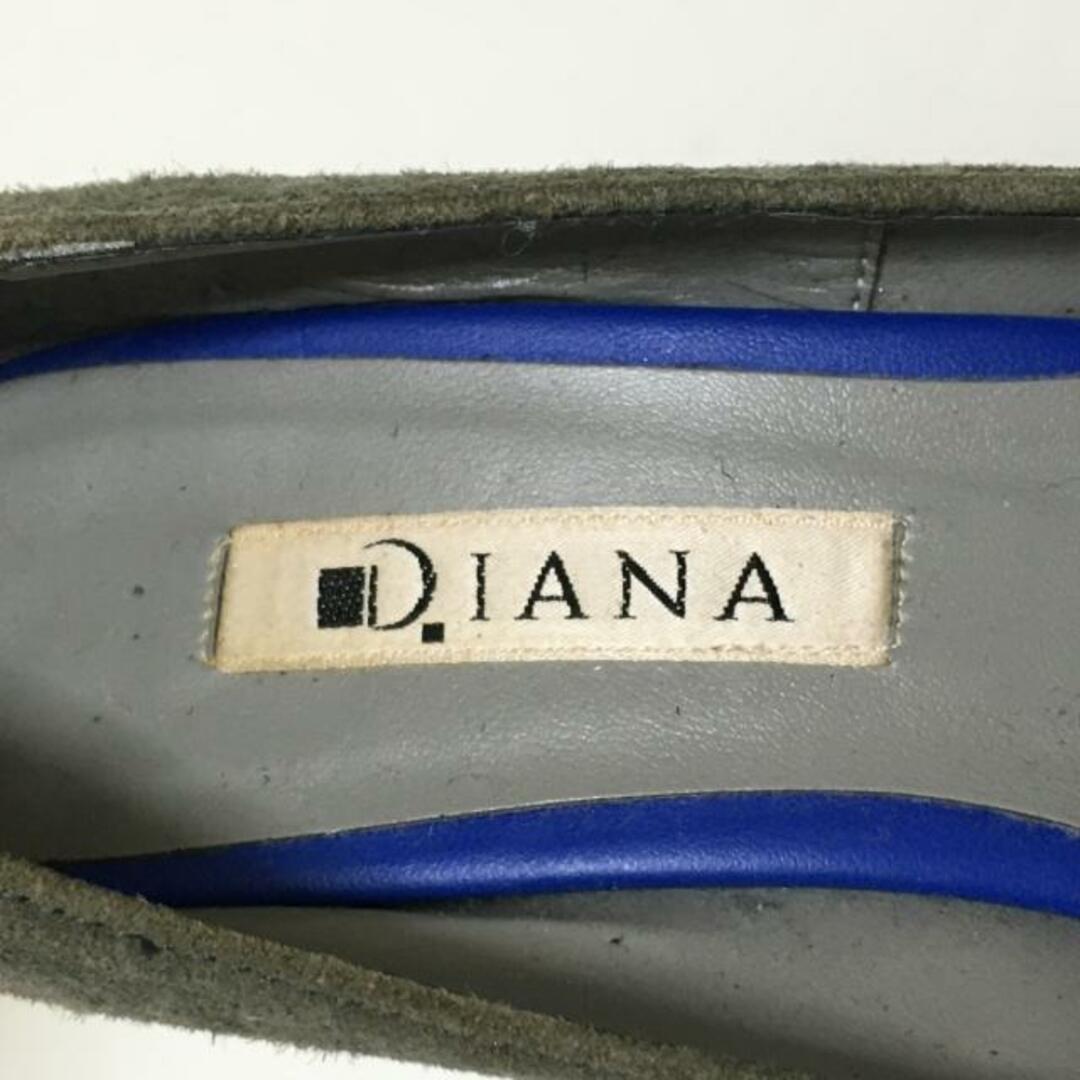 DIANA(ダイアナ)のDIANA(ダイアナ) パンプス 22 レディース - ダークグレー×黒×パープル スエード レディースの靴/シューズ(ハイヒール/パンプス)の商品写真