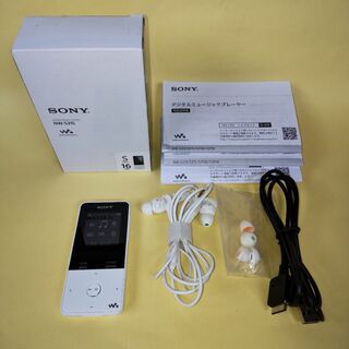 ソニー(SONY)のソニー NW-S315/WC ホワイト 16GB ウォークマンSシリーズ(ポータブルプレーヤー)