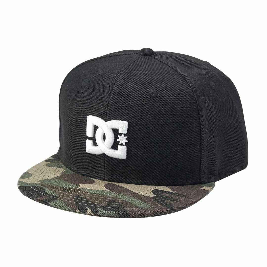 DC SHOES(ディーシーシューズ)のディーシー スター EMB 刺繍 プリント スナップバック 平ツバ 柄 キャップ メンズの帽子(キャップ)の商品写真