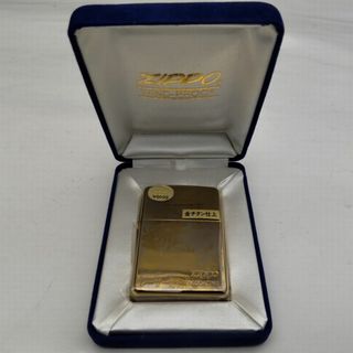 ジッポー(ZIPPO)の【未使用】Zippo 龍虎 金チタン仕上 レーザー彫刻(タバコグッズ)