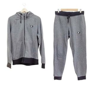 ナイキ(NIKE)のNIKE(ナイキ) メンズセットアップ メンズ - グレー×ダークグレー×黒 ジップアップ/ウエストゴム(その他)