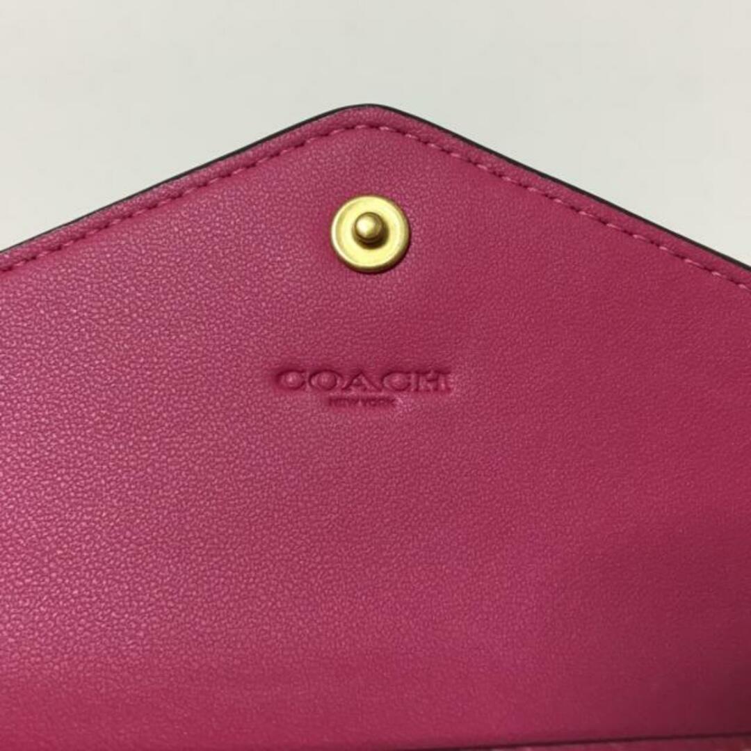 COACH(コーチ)のCOACH(コーチ) 3つ折り財布美品  ウィン スモール ウォレット C2328 ボルドー レザー レディースのファッション小物(財布)の商品写真