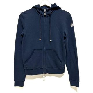 MONCLER(モンクレール) パーカー サイズXS レディース ダークネイビー 長袖/ジップアップ