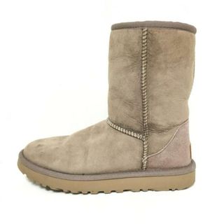 アグ(UGG)のUGG(アグ) ショートブーツ 23 レディース クラシックショート2 1016223 ダークブラウン ムートン(ブーツ)