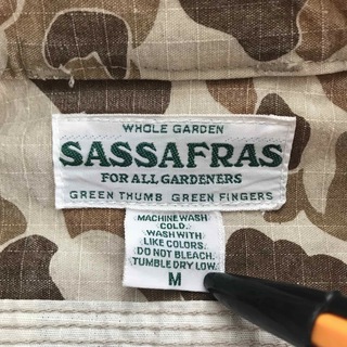 SASSAFRAS - SASSAFRAS ササフラス　TREE CHOPPER HALF シャツ