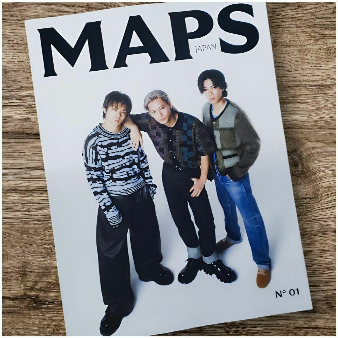 MAPS JAPAN 創刊号（日本版）表紙：Number_i エンタメ/ホビーの雑誌(ファッション)の商品写真