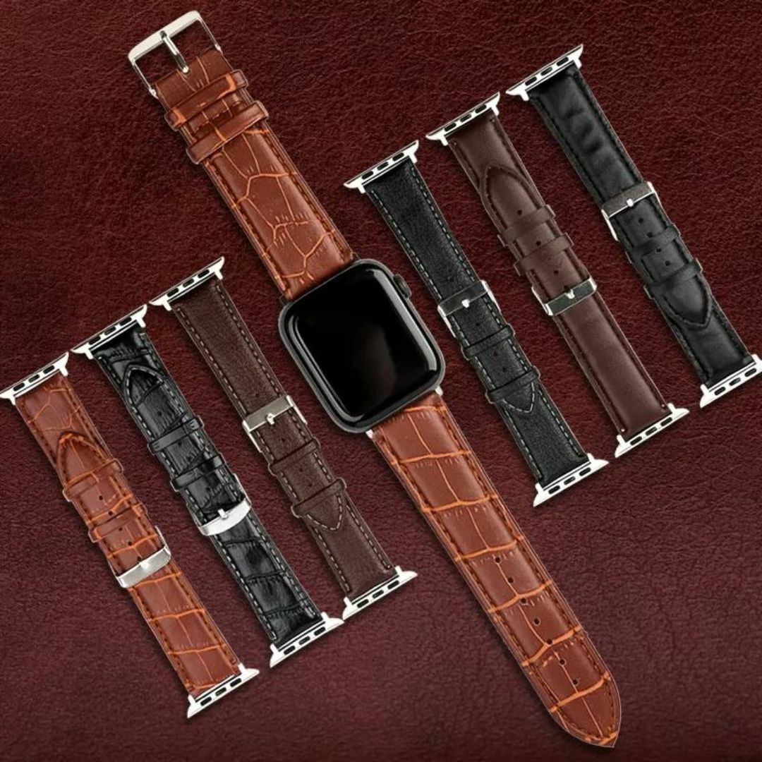 Apple Watch 革バンド 茶色 41mm対応 メンズの時計(金属ベルト)の商品写真