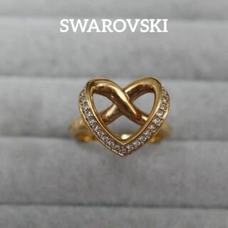 スワロフスキー(SWAROVSKI)の【匿名配送】SWAROVSKI スワロフスキー 指輪 13.5号 ハート(リング(指輪))