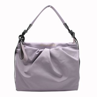 ペレボルサ(PELLE BORSA)のPELLE BORSA (ペレボルサ) Cheers チアーズ ギャザー 2WAY ショルダーバッグ クロスボディ 斜め掛け 肩掛け 4675 モーブ パープル ポリウレタン レディース(ショルダーバッグ)