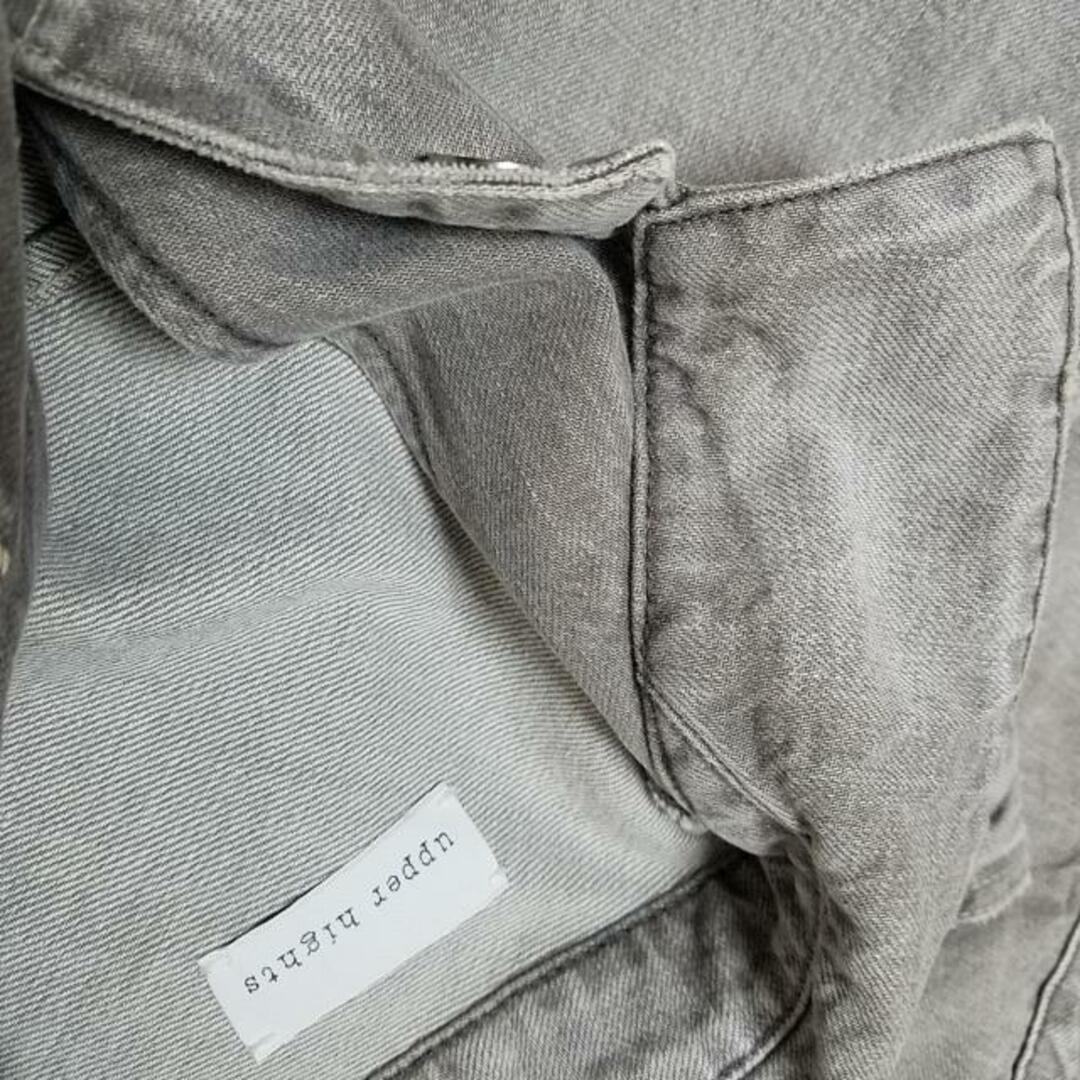 upper hights(アッパーハイツ) Gジャン サイズ0 XS メンズ - ライトグレー 長袖/春 メンズのジャケット/アウター(Gジャン/デニムジャケット)の商品写真