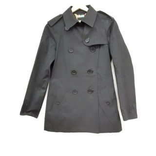 PaulSmith BLACK(ポールスミスブラック) トレンチコート サイズ40 M レディース - 黒 長袖/ショート丈/春/秋(トレンチコート)