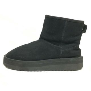 suicoke - suicoke(スイコック) ショートブーツ 25 レディース - 黒 ムートン