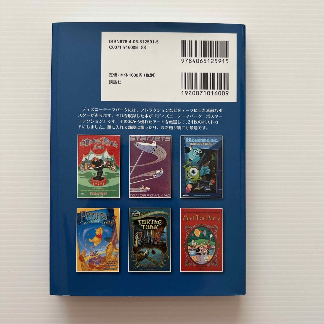 ディズニーテーマパークポスターポストカード集 エンタメ/ホビーの本(趣味/スポーツ/実用)の商品写真