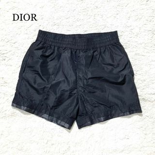 ディオールオム(DIOR HOMME)の【未使用級】DIOR ディオールオム スイムパンツ ブラック 刺繍 ビー 44(水着)