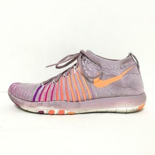 ナイキ(NIKE)のNIKE(ナイキ) スニーカー 23 レディース - 833410-502 ベージュ×オレンジ×マルチ インソール取外し可 化学繊維(スニーカー)