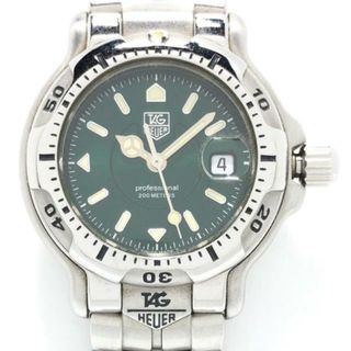 タグホイヤー(TAG Heuer)のTAG Heuer(タグホイヤー) 腕時計 プロフェッショナル WH1317 レディース ダークグリーン(腕時計)