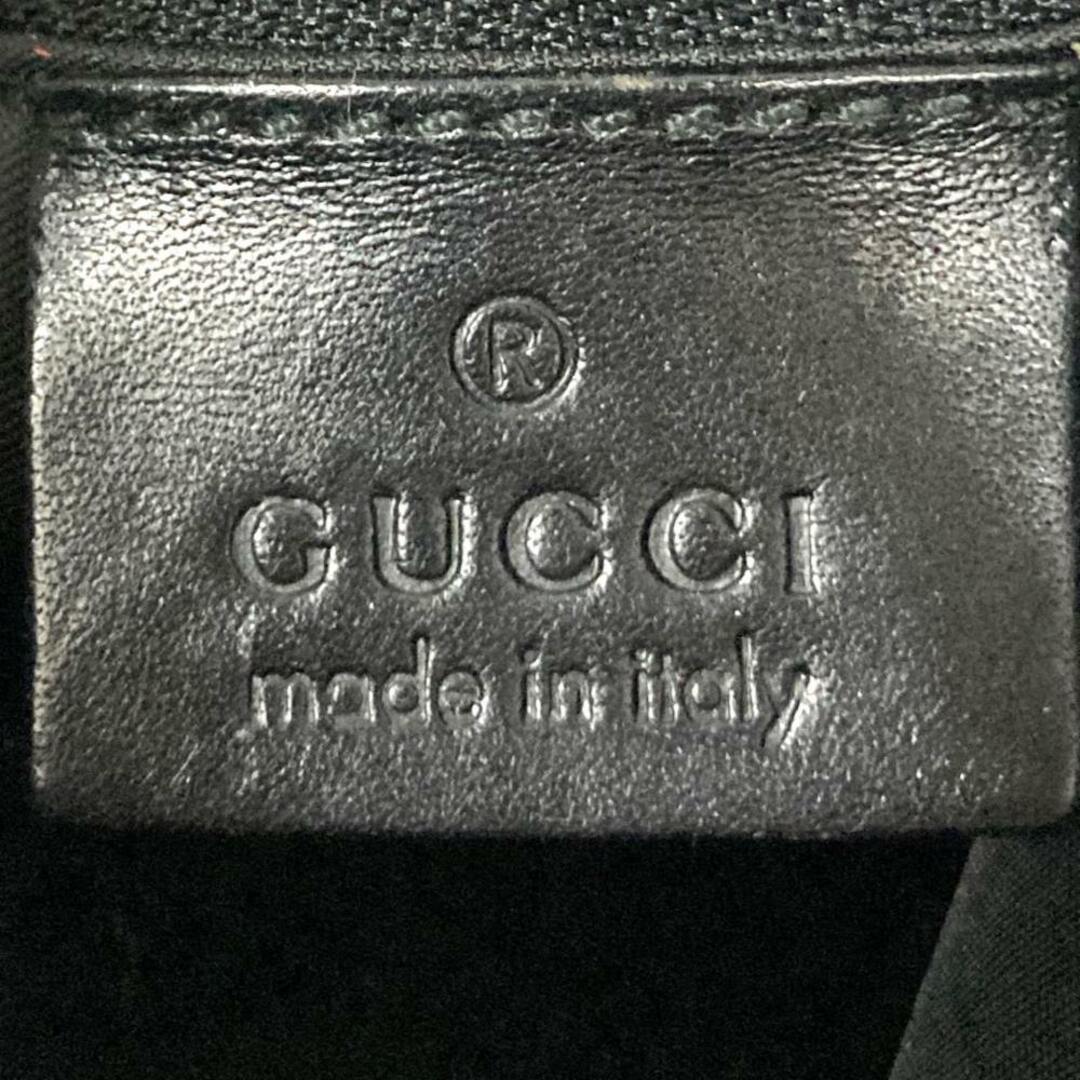 Gucci(グッチ)のグッチ ショルダーバッグ ハンドバッグ 手提げ 肩掛け ブラック ナイロン レザー レディース 001・3766 GUCCI【中古】 レディースのバッグ(ショルダーバッグ)の商品写真