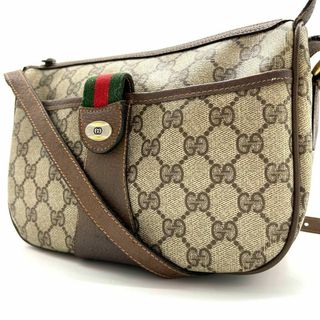 グッチ(Gucci)の【美品】グッチ ショルダーバッグ シェリーライン インターロッキング ロゴ金具(ショルダーバッグ)