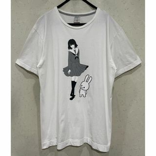 ＊キューン CUNE 女子高生 うさぎ 半袖Tシャツ トップス XL