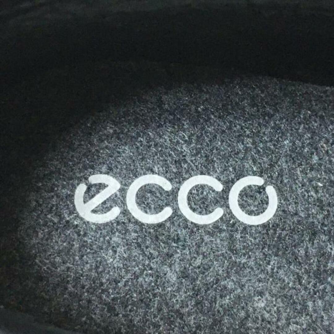 ECHO(エコー)のECCO(エコー) ショートブーツ 36 レディース - 黒 ウェッジソール/インソール取外し可 レザー レディースの靴/シューズ(ブーツ)の商品写真