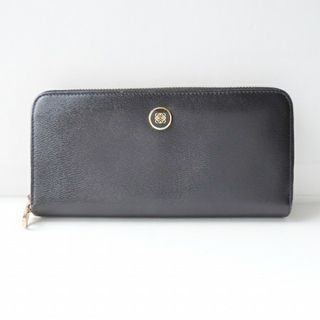 ロエベ(LOEWE)のLOEWE(ロエベ) 長財布 - 黒 ラウンドファスナー レザー(財布)