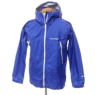 【中古】モンベル mont-bell GORE-TEX ナイロン マウンテンパーカー ブルー【サイズM】【メンズ】(マウンテンパーカー)