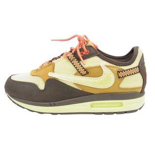 ナイキ(NIKE)のNIKE ナイキ スニーカー DO9392-200 フェイクバスターズ鑑定済 × Travis Scott Air Max 1 CACT.US Brownトラヴィス スコット エアマックス1 カクタス ブラウン スニーカー ブラウン系 マルチカラー系 27.5cm【美品】【中古】(スニーカー)