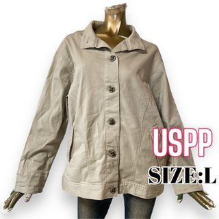 USPP ♥ カジュアル スタンドカラー シャツジャケット ライトアウター(その他)