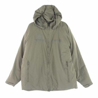 ユーエスアーミー  US ARMY ダウンジャケット 8415-01-538-6300 USA製 ECWCS GEN3 LEVEL7 JACKET COLD WEATHER PARKA STERLINGWEAR OF BOSTON製 エクワックス レベル7 コールド ウェザー パーカ ジャケット ベージュグレー系 LARGEーREGULAR【中古】(その他)