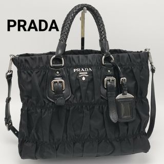 プラダ(PRADA)の極美品✨プラダ　2wayバッグ　ブラック　黒(トートバッグ)