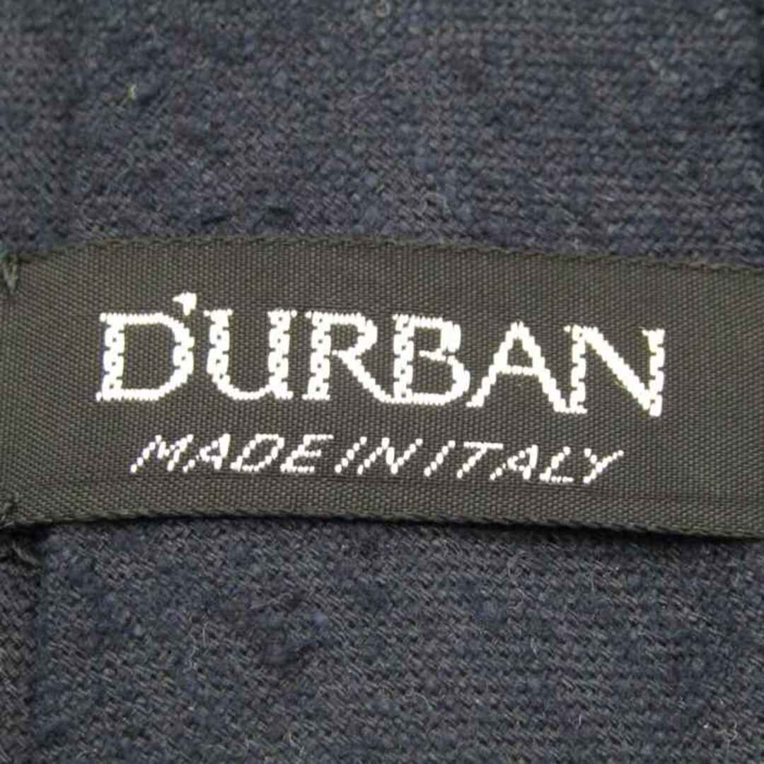 D’URBAN(ダーバン)のダーバン ブランド ネクタイ 無地 シルク イタリア製 PO  メンズ ネイビー Durban メンズのファッション小物(ネクタイ)の商品写真