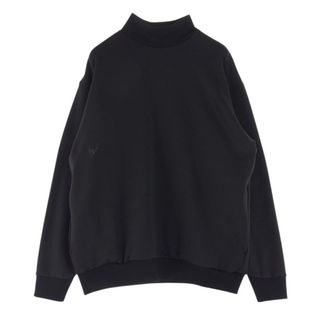 ニュートラルワークス NEUTRALWORKS スウェット ピレウス ストレッチ フリース モックネック スウェット トレーナー ブラック系 L【美品】【中古】(スウェット)