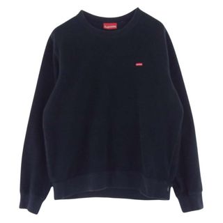 シュプリーム(Supreme)のSupreme シュプリーム スウェット 18AW Polartec Small Box Crewneck Sweatshirt ポーラテック スモールボックスロゴ クルーネック スウェットシャツ プルオーバー ネイビー系 M【中古】(スウェット)