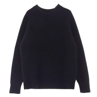 アプレッセ A.PRESSE ニット 21AW 21AAP-03-01M Cashmere Fisherman Pullover Sweater カシミヤ カシミア フィッシャーマン プルオーバー ニット セーター ブラック ブラック系 2【中古】(ニット/セーター)