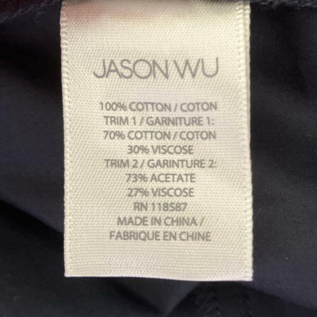Jason Wu(ジェイソンウー)のJASON WU(ジェイソンウー) ワンピース サイズ9 M レディース - ネイビー 変形袖/ロング/シャツワンピ レディースのワンピース(その他)の商品写真