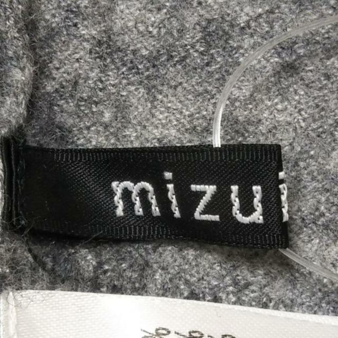 mizuiro  ind(ミズイロインド) ワンピース レディース美品  - グレー ハイネック/長袖/ロング/ニット レディースのワンピース(その他)の商品写真