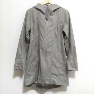 lululemon - lululemon(ルルレモン) コート サイズ4 XL レディース美品  - ベージュ 長袖/ジップアップ/秋/冬