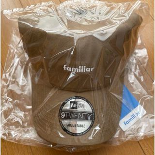 familiar - 新品未使用ファミリア×ニューエラ コラボ キャップ 大人用 アダルト　ベージュ