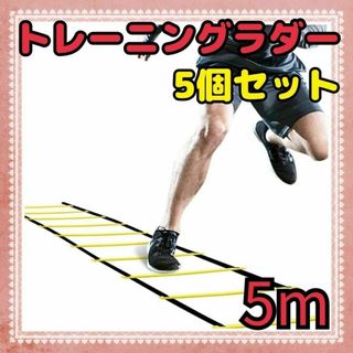 トレーニングラダー　5m　5個セット　トレーニング　サッカー(その他)