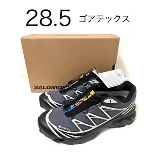 サロモン(SALOMON)の28.5 xt-6 GTX サロモン ゴアテックス スニーカー グレー ブラック(スニーカー)