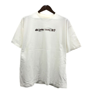 the Aussie T ポール・ザ・アポストル メッセージ 半袖Ｔシャツ ホワイト (メンズ XL) 中古 古着 Q6027(Tシャツ/カットソー(半袖/袖なし))