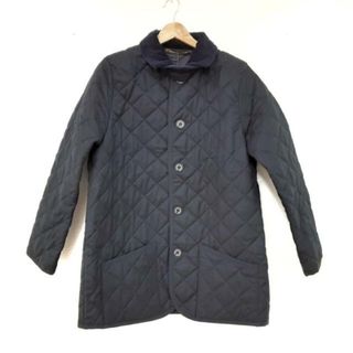 マッキントッシュ(MACKINTOSH)のMACKINTOSH(マッキントッシュ) コート サイズ40 M レディース美品  - 黒 長袖/キルティング/ネーム刺繍/中綿/冬(その他)