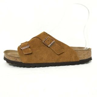 ビルケンシュトック(BIRKENSTOCK)のBIRKEN STOCK(ビルケンシュトック) サンダル 38 レディース - ブラウン スエード(サンダル)