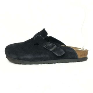 ビルケンシュトック(BIRKENSTOCK)のBIRKEN STOCK(ビルケンシュトック) サンダル 38 レディース - 黒 スエード(サンダル)